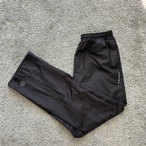 Black brooks running track pants‎